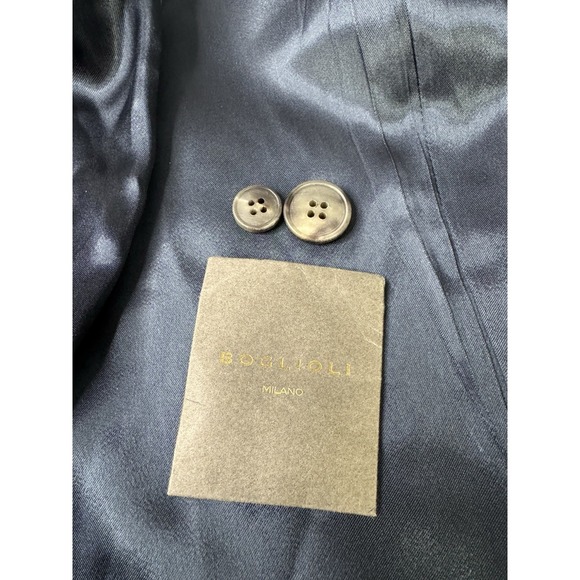 Boglioli Wool & Cashmere Sport Coat Size 48 (EU Size 58) Green Plaid Italy - Picture 7 of 11